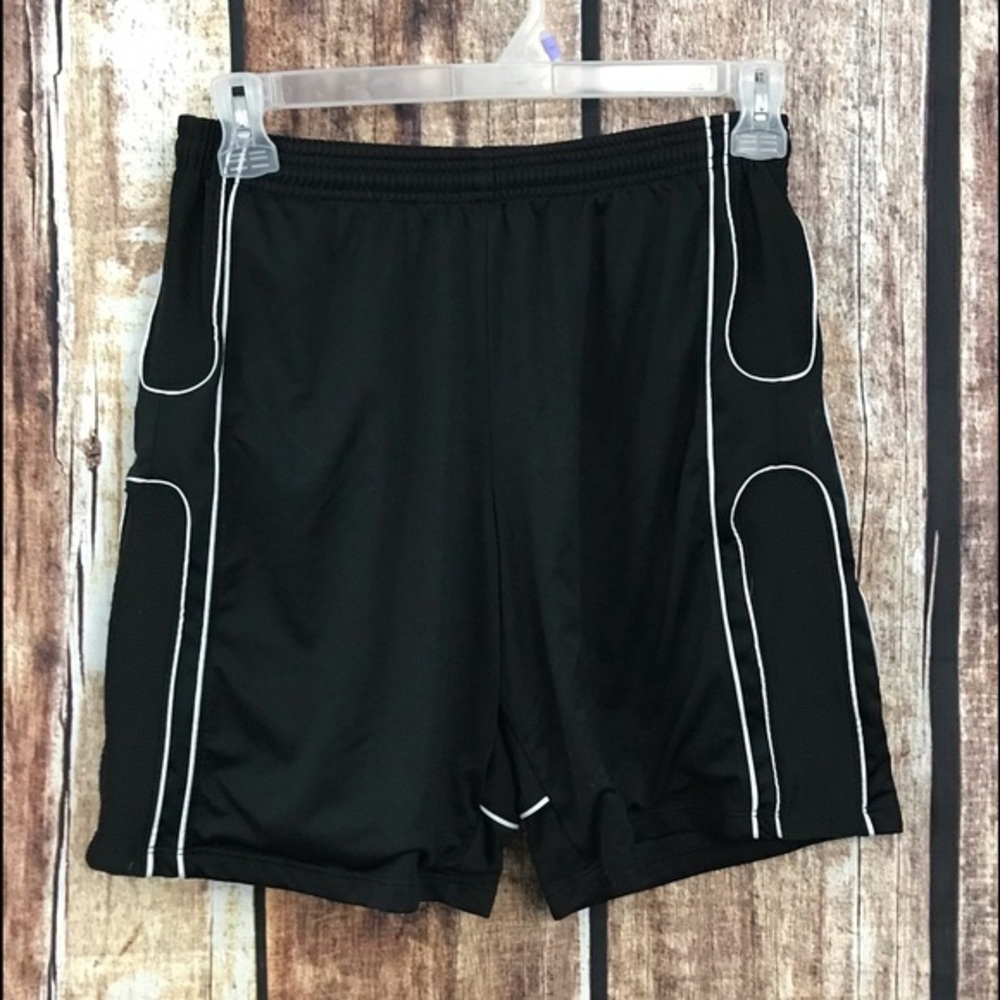A4 Black Basketball Shorts, Size M/L